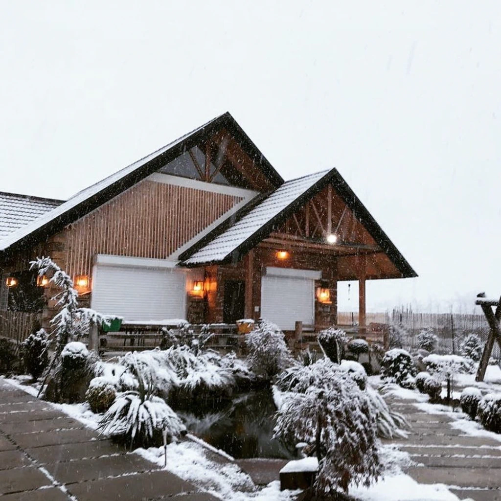 اقامتگاه کلاردشت در برف