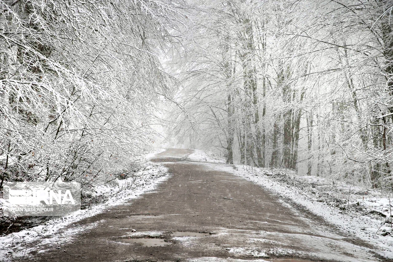جاده های بی تردد در برف